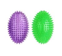 VOCUE Lot de 2 jouets de dentition pour animaux de compagnie - Jouet de football molaire à mâcher pour animal domestique - Jouet de récompense molaire pour chiot