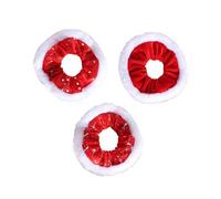 VOCUE Lot de 3 bandeaux élastiques pour cheveux de Noël pour adultes et enfants - Motif cercles - Festival