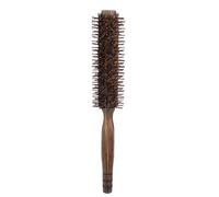 VOCUE Petite brosse à cheveux ronde avec poils de sanglier et nylon parfaite pour le brushing et le coiffage des cheveux courts et fins