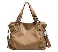 VOCUE Sac à bandoulière de grande capacité en cuir synthétique avec poignée sur le dessus, sac à main décontracté pour un usage quotidien