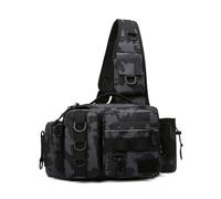 VOCUE Sac de camping de grande capacité, étanche, multifonctionnel, sac à bandoulière, sac de pêche, sac de leurre, Scorpion, 38*14*21cm