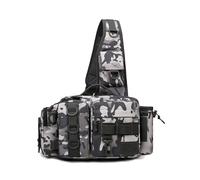 VOCUE Sac de camping de grande capacité imperméable multifonctionnel pour leurres de taille Sac à bandoulière en plein air Sac de pêche Sac à leurres