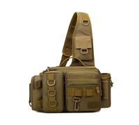 VOCUE Sac de camping de grande capacité imperméable multifonctionnel pour leurres de taille Sac à bandoulière en plein air Sac de pêche Sac à leurres