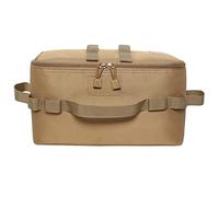 VOCUE Sac de rangement pour camping en plein air, sac à outils de grande capacité, récipient pour ustensiles de cuisine, organisateurs d'ustensiles de cuisine, Coloris boue, 34*17*19cm