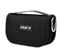 VOCUE Sac de rangement pour leurres de pêche, sac de rangement durable, sac de pêche de grande capacité pour la pêche, Noir , 17*10*4.5cm