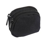 VOCUE Sacs tactiques en nylon à double poches, portefeuilles, argent, clés, sac à main, petite ceinture utilitaire résistante à l'usure