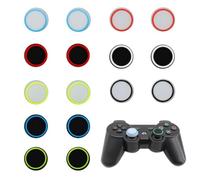 VODAFQS 16 Pièces Capuchons de Joystick en Silicone pour PS5/PS4/PS3/box/box Series X/S, Protection Thumbstick Manette avec Grip Antidérapant, Accessoires de Contrôleur de Jeu