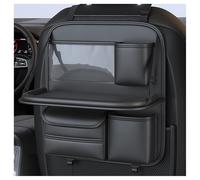 VODHXA Organisateur de Voiture pour Mercedes Benz EQA EQB EQC EQE EQS EQG, Protections de Sièges Arrière Voiture Rangement Voiture, Organisateur Siege avec Plateau,A Black