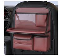 VODHXA Organisateur de Voiture pour Mercedes Benz GLA GLB GLC GLE GLS G-Class, Protections de Sièges Arrière Voiture Rangement Voiture, Organisateur Siege avec Plateau,E Red
