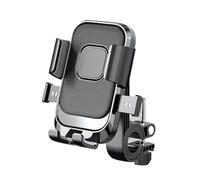 VODHXA Support Téléphone Vélo pour Orbea Alma H20, Support Telephone Moto 360° Rotation, Placement et Retrait Rapides, Résistant aux Chocs Support pour Guidon,A Black