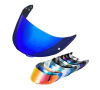 VODHXA Visière de Casque pour AGV K1 / K1S / K3SV / K5S, Anti-Rayures Teintée Verres de Casque de Moto, Visiere Casque Moto Plein Visage, Casque de Moto Accessoires de Remplacement,N Blue Slice