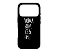 Vodka Soda Ice & Lime - Enterrement de Vie de Jeune Fille Coque pour iPhone 17 Pro