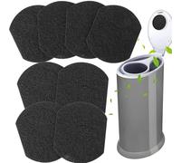 Vodolo Lot de 8 désodorisants pour seau à couches Ubbi, éliminateur d'odeurs, filtre à charbon actif compatible avec les seaux à couches Ubbi