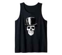 Vodoo Joueur Cylindre Magicien Souriant tête de Mort Esprit Débardeur