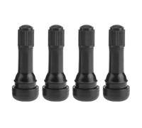 VODOOL 1pc/ 4pcs Black TR438 Snap-in Rubber Tubeless Tire Car Wheel Tyre Valves with Dust Caps Car Accessories