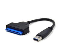 Voeecyttu CâBle Adaptateur USB 3.0 vers SATA pour Lecteurs SSD/HDD de 2,5 Pouces - CâBle et Convertisseur Externe SATA vers USB 3.0, (CâBle de Conversion SATA-USB 3.0)