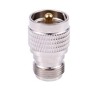 Voeecyttu UHF Male PL259 a N Femelle M/F Adaptateur coaxial RF Droite