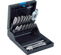 Völkel, 47005, Coffret de Tarauds Main P.K.21, dimensions selon DIN, HSS-G, 3-12