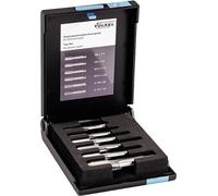Völkel 47008 Kit de taraudage HSS-G métrique M6 x 1, M8 x 1, M10 x 1, M10 x 1.25, G1/8, G1/4