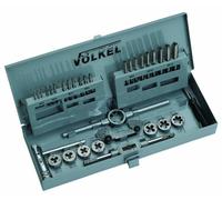 Völkel Jeu de tarauds et filières acier rapide 3-12 mm