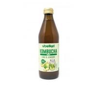 Voelkel Kombucha Lima Y Jengibre 330ml Bio - Boisson fermentée au thé vert et gingembre