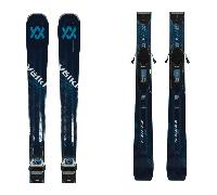 Pack ski." Volkl Peregrine 82 Lowride Black + Lr 13 Fr 26 - Homme - Noir / Bleu - taille 172 - modèle 2026