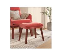 Voetenbank 45x29,5x35 cm fluweel roze341472