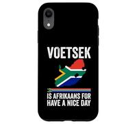 Voetsek Afrikaans Have A Nice Day Afrique du Sud Coque pour iPhone XR