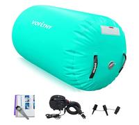 VOFiTNY Baril de gymnastique de 120x90 cm Barrel pour usage domestique, entraînement, arts martiaux, la plage, la mer gonflable Piste Track pour maison/salle de Sport/Gymnaste/Tumbling/Yoga