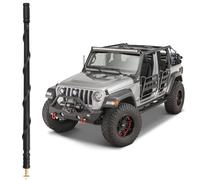 VOFONO Antenne de 33 cm pour Jeep Wrangler JK JL Gladiator JT 2007-2023, nouvelle antenne de rechange en caoutchouc flexible en spirale, accessoires Jeep Wrangler Gladiator