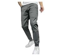 Vogany Cargo Pants, Men's High Stretch Multi-Pocket Skinny Cargo Pants