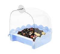 Vogel Badewanne - pour Perroquets Extérieur PVC | Boîte Bain Oiseaux Perruches Calopsittes Petits Perroquets | Abreuvoir Cage Nettoyage Polyvalent | Accessoire Animaux Maison Bureau