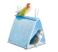 Vogel Hängematte - Schlafnest für Nymphensittiche | Nisthöhle Mit Kühlender Sitzstange für Wellensittiche | 15 x 18 cm Käfigzubehör, Gemütliches Vogelbett Fü Unzertrennliche Kanarienvögel Aras