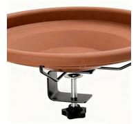 Vogelbad Für Den Außenbereich - Zentimètre pour balkon Montiert Abnehmbar - 30 x 30 x 5 cm Außen Badewanne - Für Geländer Garten Hof Terrasse Haus Wohnung Sittich Fink