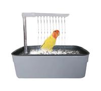 Vogelbadewanne, Vogeldusche,Automatische Haustiervogeldusche | USB Angetriebene Cockatiel Badewanne, Haustierkäfigbadespielzeug Für Kleine Mittlere Rassen Replikation Sanfte Bäche Und Regens Fördert