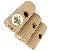 Vogelgaleria® Recharge de paradis pour les oiseaux - 3 rouleaux de rechange économiques pour jouets d'oiseaux pour un plaisir de grignotage durable