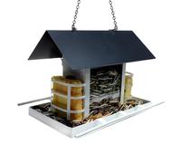 Vogelhändler - Baumelnder Vogelhäuschen, Unterhaltsame Installation Vogelfutterleiter, Fliegende Tiere Fütterungsausrüstung | 360 Grad Fütterungsbehälter Für Chickadees Goldfinches Finken Und Spatzen