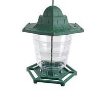 Vogelhäuschen - 5,9 Zoll Wildvogel Futterspender | ABS Vogelhaus Outdoor - Résistant aux intempéries, design auslaufsicheres für Terrasse Balkon Garten zieht Kolibriş & Wildvögel an & ermöglicht