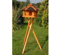 Deko-Shop-Hannusch Nichoir à Oiseaux sur Pieds avec bardeaux bitumés