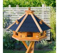 Vogelhaus XXL, Rot/Grün/Farben au choix, Sur Pied, Solarbeleuchtung, V18