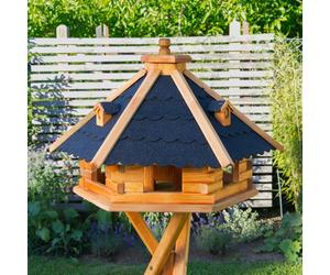 Vogelhaus XXL, Rot/Grün/Farben au choix, Sur Pied, Solarbeleuchtung, V18