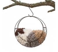 Vogelnest Material Halter - Vogelnistmaterialhalte Zur Präsentation Von Blumen - Draht Vogelnistmaterial Halter Käfig,Geeignet Für Wohnzimmer Sowie Außenbereich Wie Balkon Garten Terrasse Und