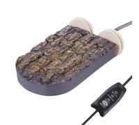 Vogelperch - Stand chaud pour perroquet - Pierre de simulation en résine synthétique avec fonction chauffante - Habitat chauffant - Pour conure, macaw, shot, reptiles, hamsters, furets, hérissons