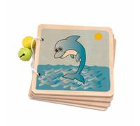 Voggenreiter Music for Kids Premium Bookie Ocean, Holzbuch, Bilderbuch, Spielzeug, Kinder, 1240