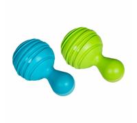 Voggenreiter Musik für Kleine Tropical Maracas, 2er Set, Rassel, Klang Instrument, Kinderrassel, Handrassel, Baby Spielzeug, Ab 6 Monate, Grün / Blau, 1116