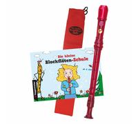 Voggenreiter Voggy Das Bunte Blockflöten-Set, 3-tlg., Block Flöte, Flöten Anfänger, Blockflötenschule, Deutsche Griffweise, Kunststoff, ab 6 Jahre, 1022