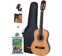 Voggenreiter Voggy Kinder-Gitarren-Set 1/2, 6-tlg., Akustikgitarre, Akustik Gitarre, Erstgitarre, Kindergitarre, Stimmgerät, Ab 6 Jahre, 492