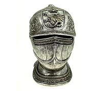 Vogler 816-0258 Grande tirelire en forme de casque de chevalier médiéval Multicolore