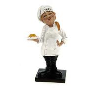 Vogler 841-2380 Funny Life Pasta a la Chef Figurine de chef cuisinier