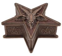 VOGLER Joh. Vogler GmbH Boîte pentagramme sceau du Baphomet - bronzé/coloré par Veronese